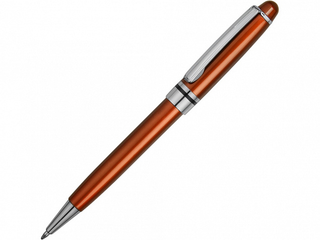 Ручка шариковая Ливорно оранжевый металлик с логотипом  заказать по выгодной цене в кибермаркете AvroraStore