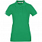 Рубашка поло женская Virma Premium Lady, зеленая с логотипом  заказать по выгодной цене в кибермаркете AvroraStore