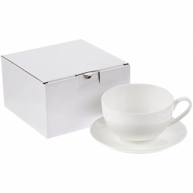 Чайная пара Silk, большая с логотипом  заказать по выгодной цене в кибермаркете AvroraStore