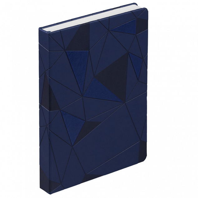 Ежедневник Gems, недатированный, синий с логотипом  заказать по выгодной цене в кибермаркете AvroraStore