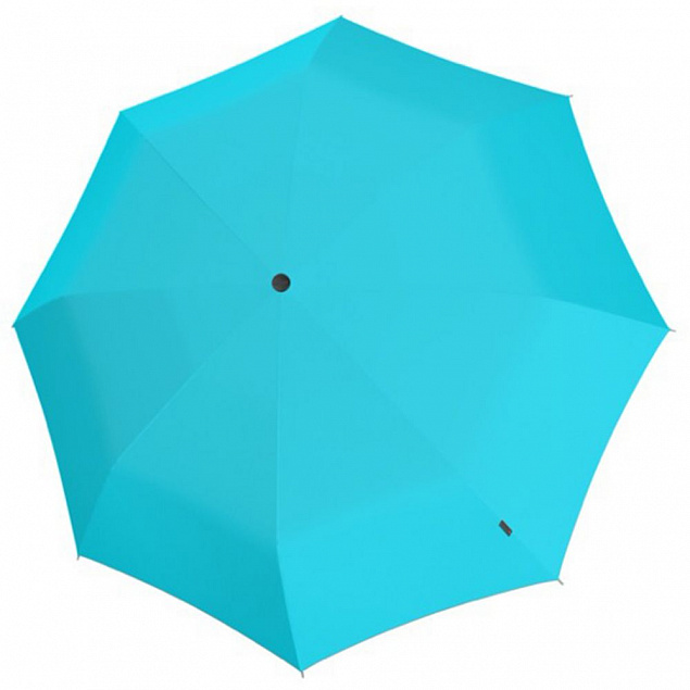 Зонт-трость U.900, бирюзовый с логотипом  заказать по выгодной цене в кибермаркете AvroraStore