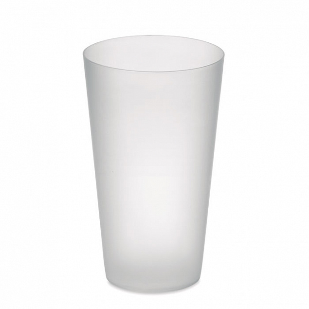 Frosted PP cup 550 ml с логотипом  заказать по выгодной цене в кибермаркете AvroraStore