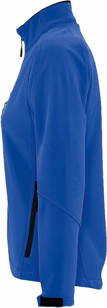 Куртка женская на молнии ROXY 340 ярко-синяя с логотипом  заказать по выгодной цене в кибермаркете AvroraStore