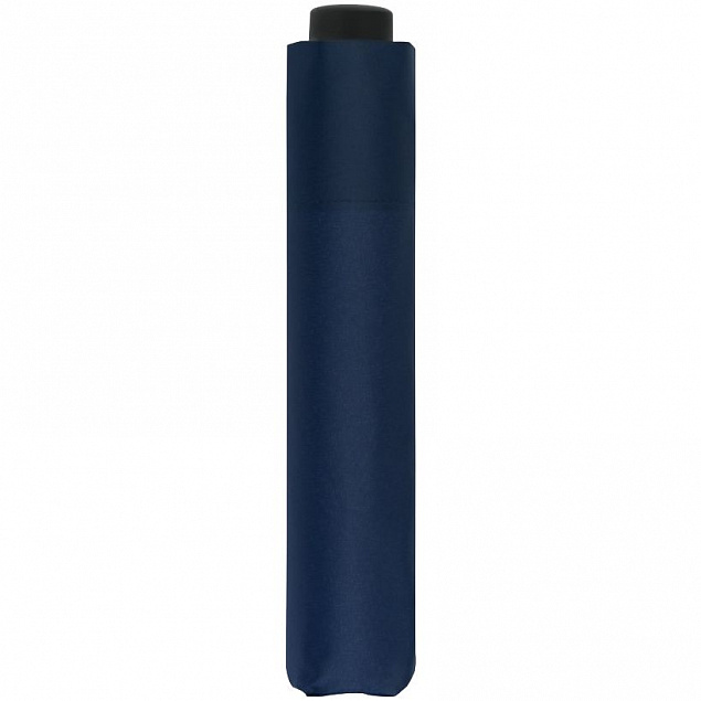 Зонт складной Zero Large, темно-синий с логотипом  заказать по выгодной цене в кибермаркете AvroraStore