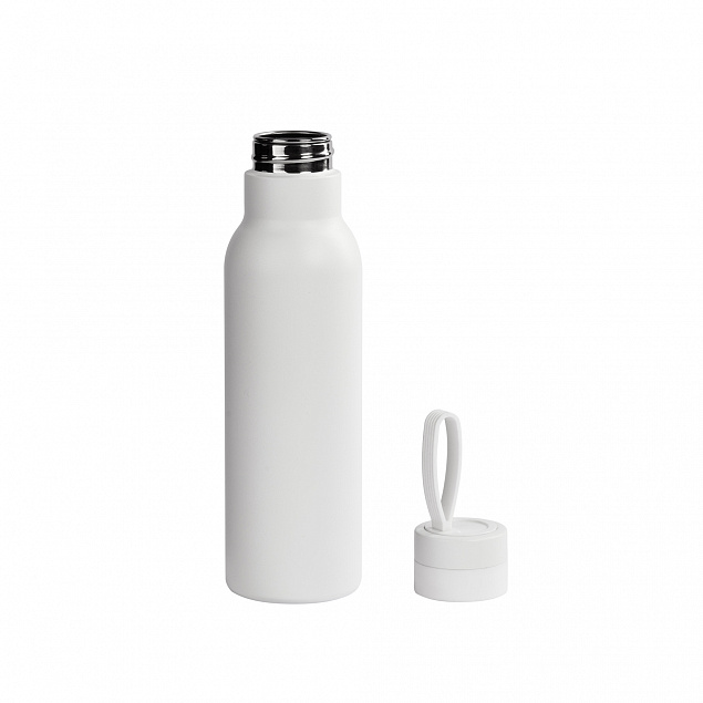 Бутылка для воды "Фитнес", покрытие пудра, 0,7 л. с логотипом  заказать по выгодной цене в кибермаркете AvroraStore