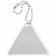 Светоотражатель Spare Care, треугольник, серебристый с логотипом  заказать по выгодной цене в кибермаркете AvroraStore