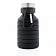 Герметичная складная силиконовая бутылка с крышкой с логотипом  заказать по выгодной цене в кибермаркете AvroraStore