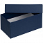 Коробка Storeville, малая, темно-синяя с логотипом  заказать по выгодной цене в кибермаркете AvroraStore