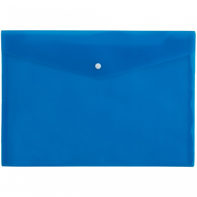 Папка-конверт Expert, синяя с логотипом  заказать по выгодной цене в кибермаркете AvroraStore