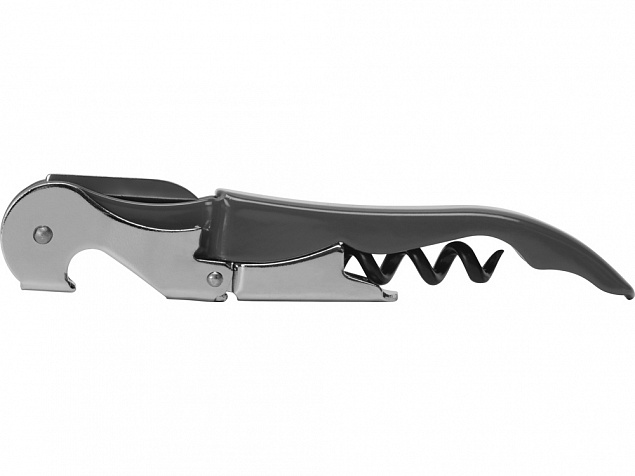 PULLTAPS BASIC GREY/Нож сомелье Pulltap's Basic, темно-серый с логотипом  заказать по выгодной цене в кибермаркете AvroraStore