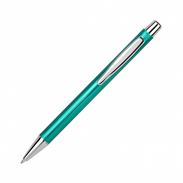 Шариковая ручка Cordo, аква с логотипом  заказать по выгодной цене в кибермаркете AvroraStore