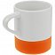 Кружка с силиконовой подставкой Protege, оранжевая с логотипом  заказать по выгодной цене в кибермаркете AvroraStore
