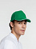 Бейсболка Classic, ярко-зеленая с белым кантом с логотипом  заказать по выгодной цене в кибермаркете AvroraStore