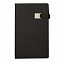 Ежедневник недатированный Linnie, А5, черный, кремовый блок с логотипом  заказать по выгодной цене в кибермаркете AvroraStore