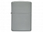 Зажигалка ZIPPO Classic с покрытием Flat Grey с логотипом  заказать по выгодной цене в кибермаркете AvroraStore