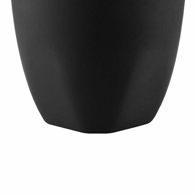 Керамическая кружка Tulip 380 ml, soft-touch, черная с логотипом  заказать по выгодной цене в кибермаркете AvroraStore