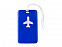 Бирка для багажа Voyage, синий с логотипом  заказать по выгодной цене в кибермаркете AvroraStore