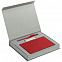 Набор Basis Mini: ежедневник, флешка и ручка, красный с логотипом  заказать по выгодной цене в кибермаркете AvroraStore