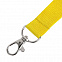 Ланъярд NECK, желтый, полиэстер, 2х50 см с логотипом  заказать по выгодной цене в кибермаркете AvroraStore