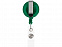 Роллер-клип Lech, зеленый с логотипом  заказать по выгодной цене в кибермаркете AvroraStore