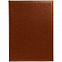 Папка адресная Nebraska, коричневая с логотипом  заказать по выгодной цене в кибермаркете AvroraStore