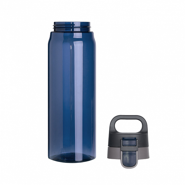 Спортивная бутылка для воды, Aqua, 830 ml, синяя с логотипом  заказать по выгодной цене в кибермаркете AvroraStore