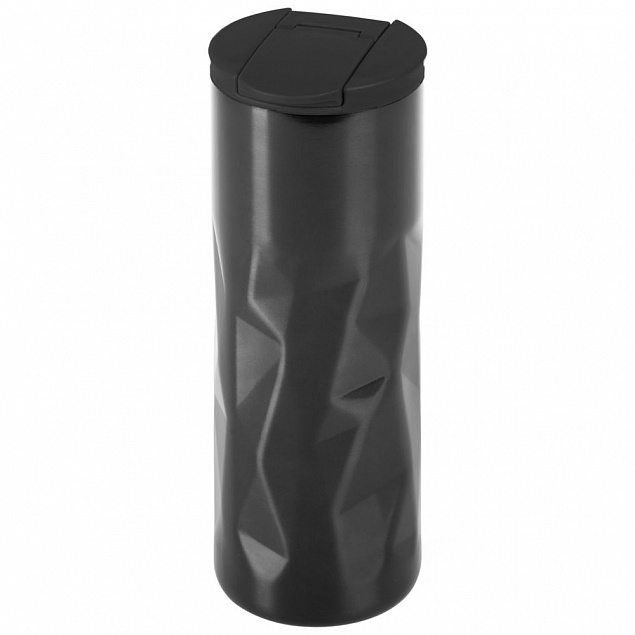 Термостакан Gems Black Morion, черный морион с логотипом  заказать по выгодной цене в кибермаркете AvroraStore