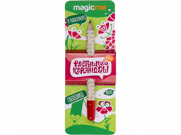 «Растущий карандаш» mini с семенами гвоздики с логотипом  заказать по выгодной цене в кибермаркете AvroraStore