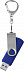 Флешка Double Twist 16 Гб синяя с логотипом  заказать по выгодной цене в кибермаркете AvroraStore