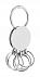 Брелок, серебристый с логотипом  заказать по выгодной цене в кибермаркете AvroraStore
