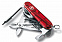 Офицерский нож CyberTool L, полупрозрачный красный с логотипом  заказать по выгодной цене в кибермаркете AvroraStore
