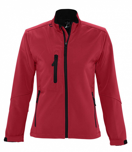 Куртка женская на молнии ROXY 340 красная с логотипом  заказать по выгодной цене в кибермаркете AvroraStore