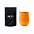 Набор Cofer Tube CO12 black, оранжевый с логотипом  заказать по выгодной цене в кибермаркете AvroraStore