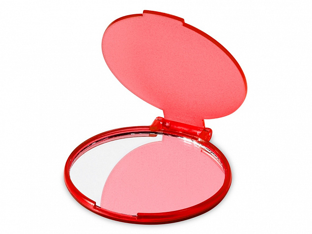 Зеркало Carmen, красный прозрачный с логотипом  заказать по выгодной цене в кибермаркете AvroraStore
