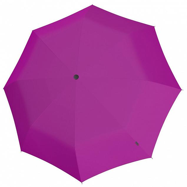 Складной зонт U.090, фиолетовый с логотипом  заказать по выгодной цене в кибермаркете AvroraStore