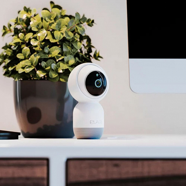 Умная камера Smart Eye 360, белая с логотипом  заказать по выгодной цене в кибермаркете AvroraStore