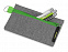 Универсальный пенал из переработанного полиэстера RPET Holder, серый/зеленый с логотипом  заказать по выгодной цене в кибермаркете AvroraStore