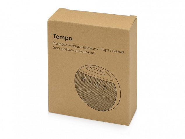 Портативная колонка «Tempo» с логотипом  заказать по выгодной цене в кибермаркете AvroraStore