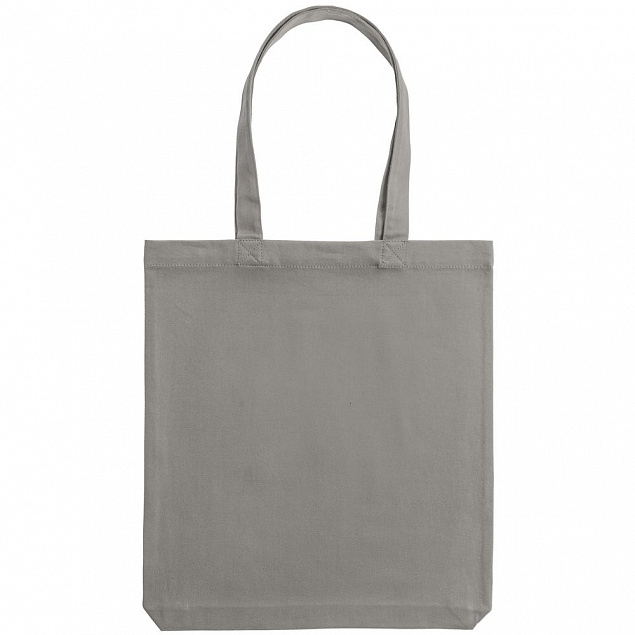 Холщовая сумка Avoska, серая с логотипом  заказать по выгодной цене в кибермаркете AvroraStore