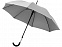 Зонт трость Arch полуавтомат 23, серый с логотипом  заказать по выгодной цене в кибермаркете AvroraStore