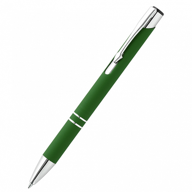 Ручка металлическая Molly - Зеленый FF с логотипом  заказать по выгодной цене в кибермаркете AvroraStore