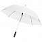 Зонт-трость Alu Golf AC, белый с логотипом  заказать по выгодной цене в кибермаркете AvroraStore