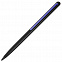 Карандаш GrafeeX в чехле, черный с синим с логотипом  заказать по выгодной цене в кибермаркете AvroraStore