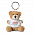 Брелок "мишка" с логотипом  заказать по выгодной цене в кибермаркете AvroraStore
