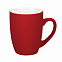 Керамическая кружка Alba 350 ml, soft-touch, красная с логотипом  заказать по выгодной цене в кибермаркете AvroraStore
