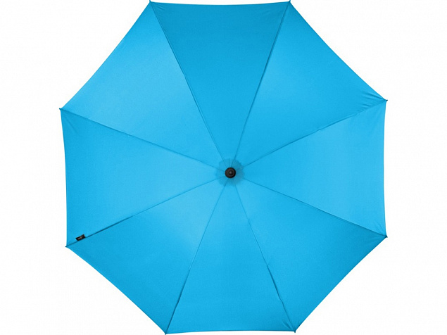 Зонт-трость Halo, механический 30, аква с логотипом  заказать по выгодной цене в кибермаркете AvroraStore