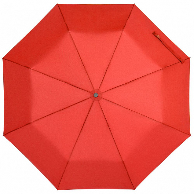 Зонт складной Hit Mini ver.2, красный с логотипом  заказать по выгодной цене в кибермаркете AvroraStore
