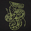 Толстовка «Полинезийский дракон», черная с логотипом  заказать по выгодной цене в кибермаркете AvroraStore