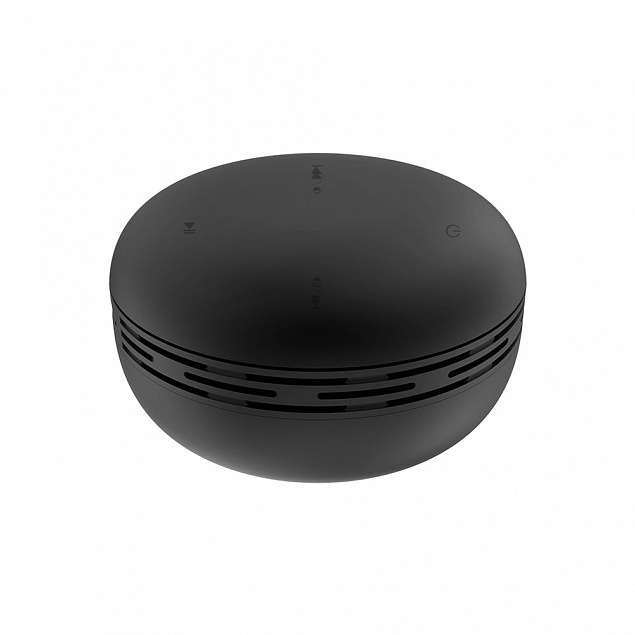Беспроводная Bluetooth колонка Burger Inpods TWS софт-тач - Черный AA с логотипом  заказать по выгодной цене в кибермаркете AvroraStore