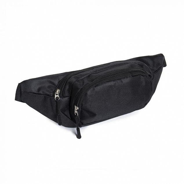 Рюкзаки и сумки Сумка поясная STAN таффета 168D, 125 Чёрный с логотипом  заказать по выгодной цене в кибермаркете AvroraStore